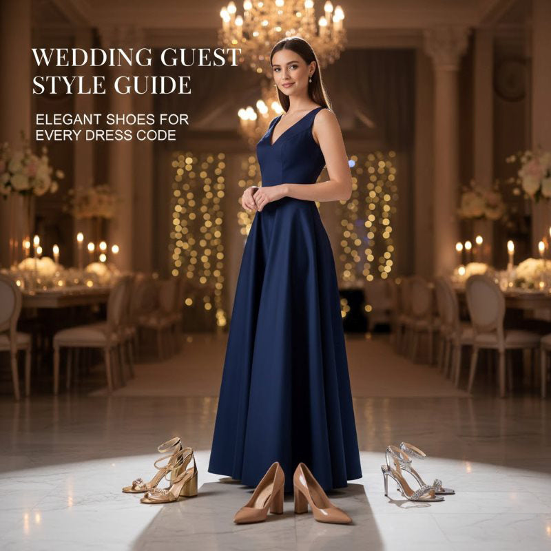 What Shoes to Wear with Navy Dress for Wedding What Shoes to Wear with Navy Dress for Wedding