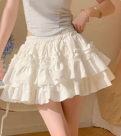 Sweet Pink Ruffle Skirt - GlimmaStyle
