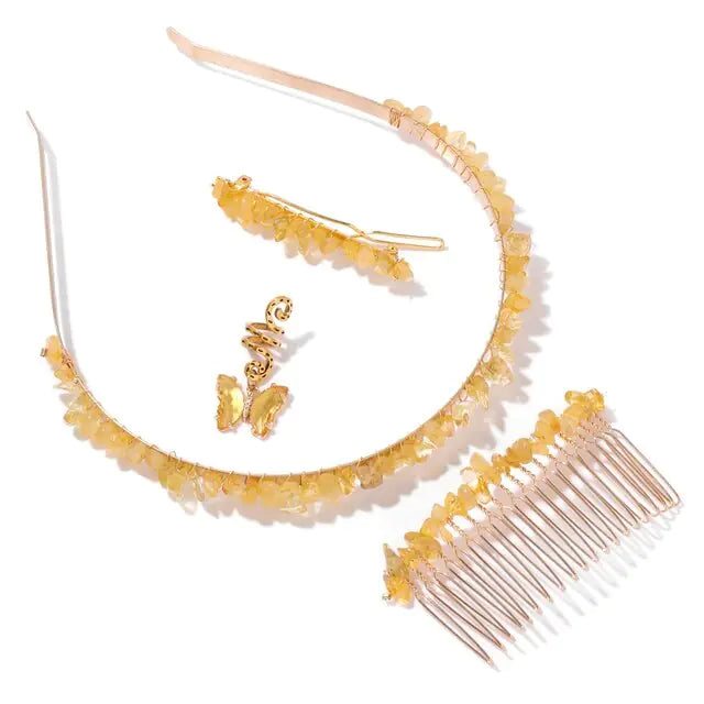 Stone Hair Jewelry - GlimmaStyle